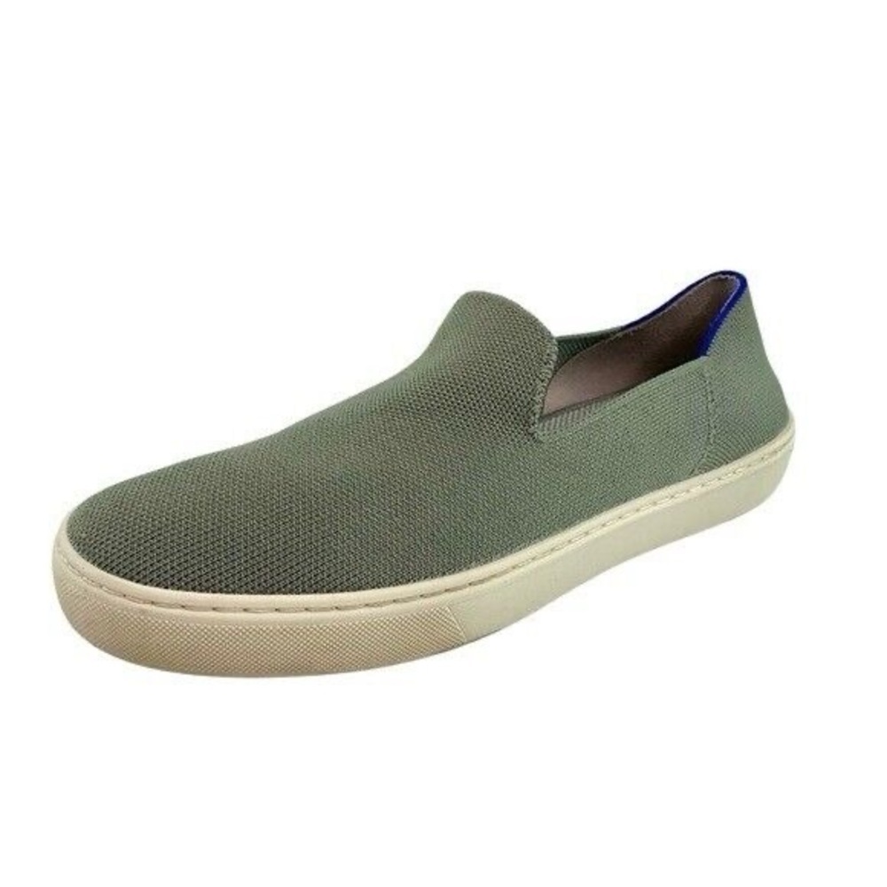 Rothy’s The Original Slip On Sneaker in Olive Sz Womens 7